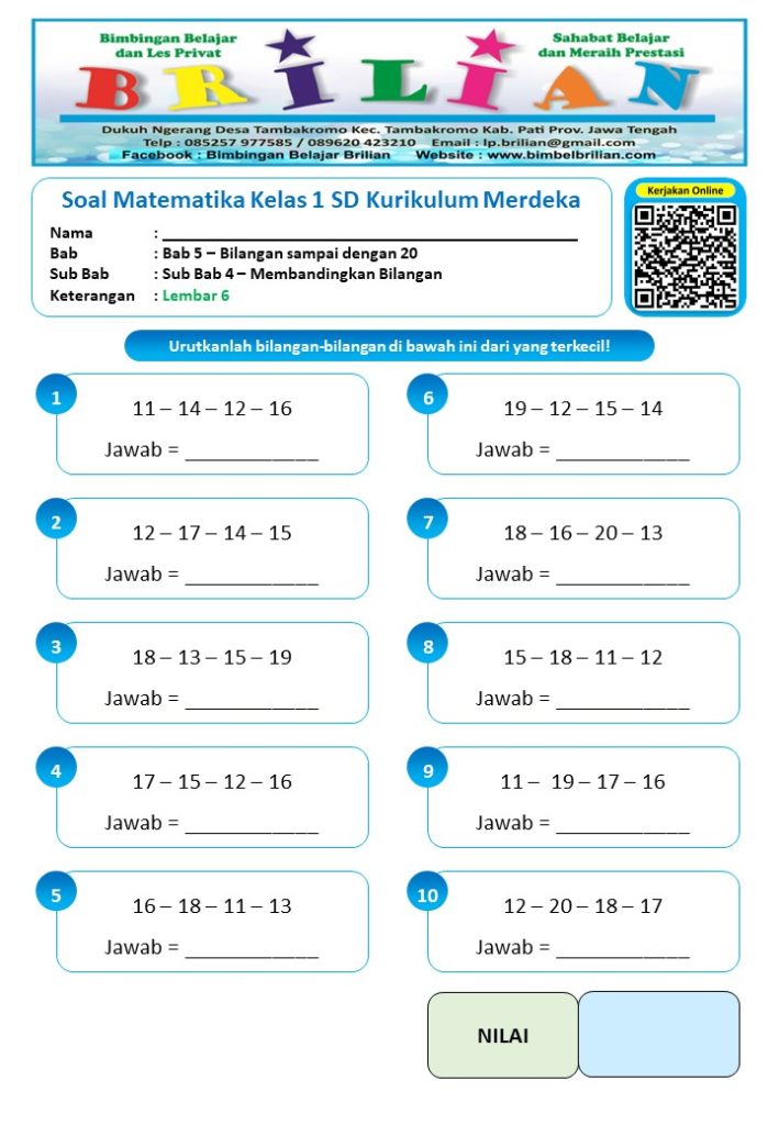 10 Rahasia Latihan Soal Matematika Kelas 1 Agar Anak Lebih Cepat Paham dan Mahir Berhitung 10 Rahasia Latihan Soal Matematika Kelas 1 Agar Anak Lebih Cepat Paham dan Mahir Berhitung