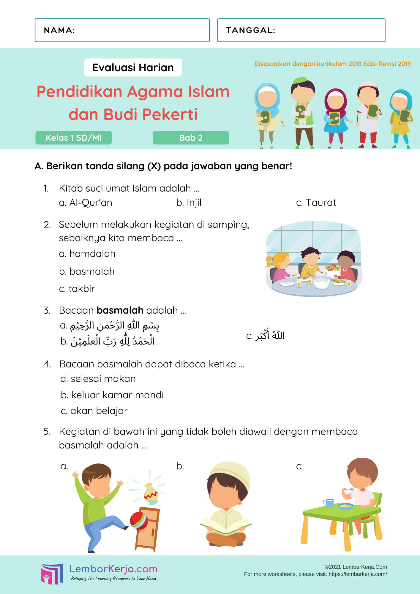 Membangun Pondasi Iman Sejak Dini Panduan Lengkap Contoh Soal PAI SD