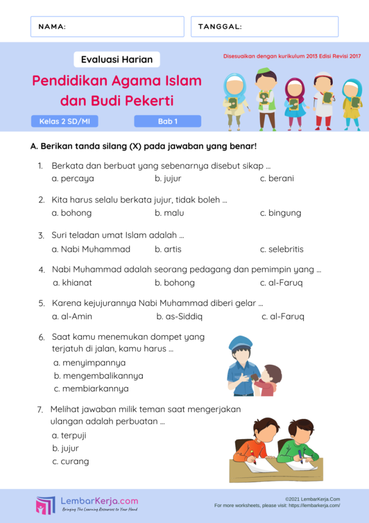 7 Rahasia Menguasai Soal UTS Kelas 1 SD Pendidikan Agama Islam Agar Nilai Anak Memuaskan