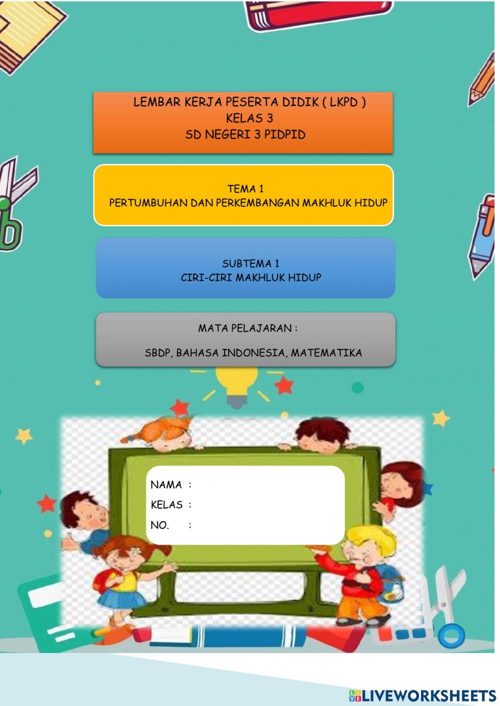 Asah Kemampuanmu Latihan Soal Kelas 4 Tema 3 Subtema 1 untuk Pemahaman